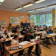 Páťáci učí třeťáky: Turistické značky v akci!