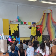 Ilustrátor Adolf Dudek ve školní družině