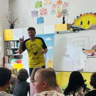 Návštěva ilustrátora Adolfa Dudka