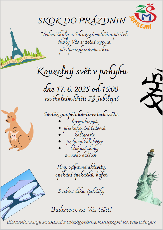 skok do prázdnin