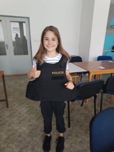 Fotogalerie Návštěva dětí na stanici Policie ČR, foto č. 9