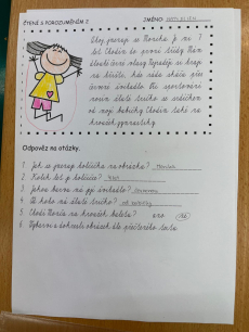 Fotogalerie Deváťáci čtou prvňáčkům, foto č. 7